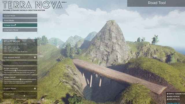 Terra Nova Dynamic in-game Environment Builder