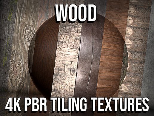 22 Wood 4K PBR Tiling Textures Collection v1.0