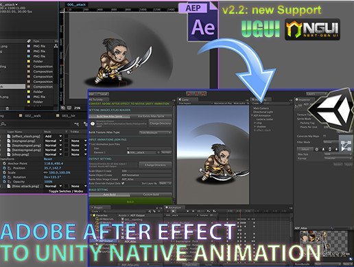 AE2Unity: After Effect To Unity Animation v2.8