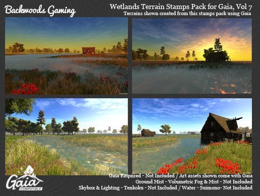 Gaia Stamps Pack Vol 07 - Wetland Area