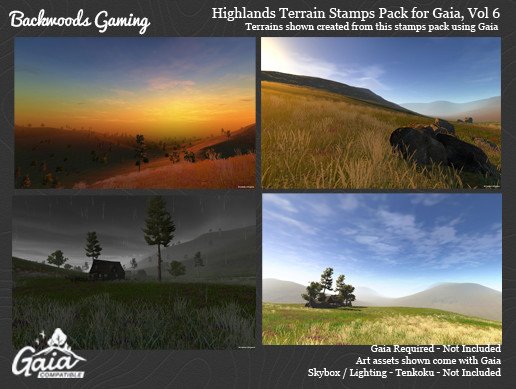 Gaia Stamps Pack Vol 06 - Highland Area