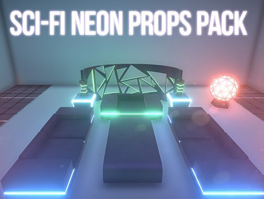 Sci-Fi Neon Props Pack