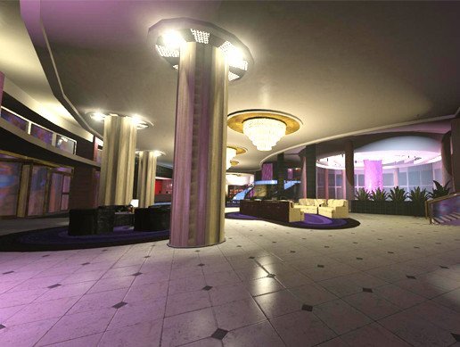 Modern Hotel and Club Level Interior