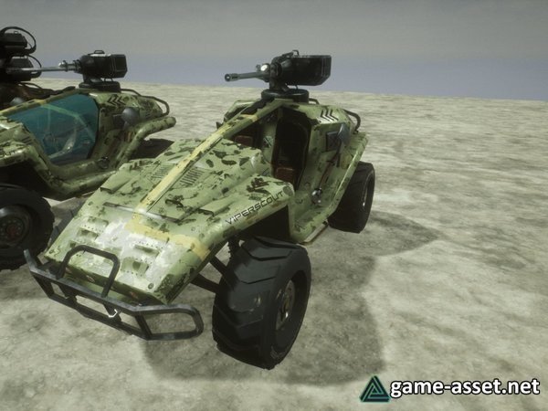 Viper Squad Vehicle pack Low-poly 3D model