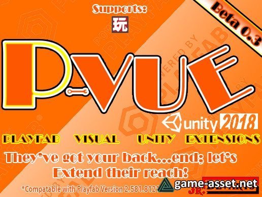 P-VUE (PlayFab Visual Unity Extensions)