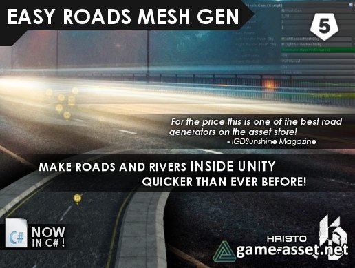 Easy Roads Mesh Gen