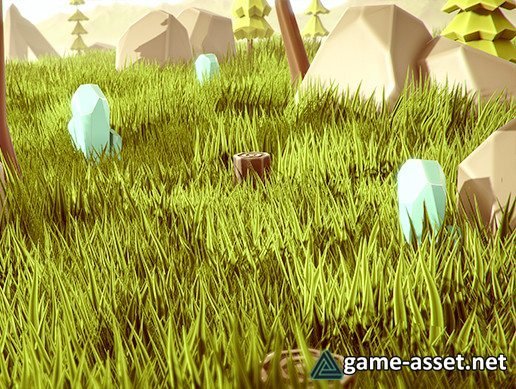 AAA Low Poly Forest