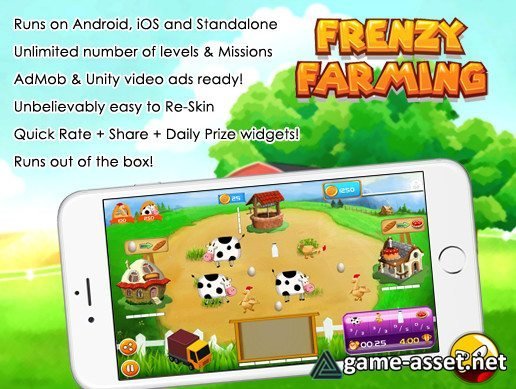 Frenzy Farming, time management game kit