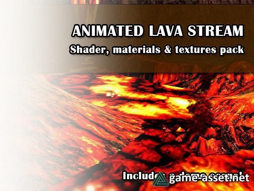 Animated Lava Stream