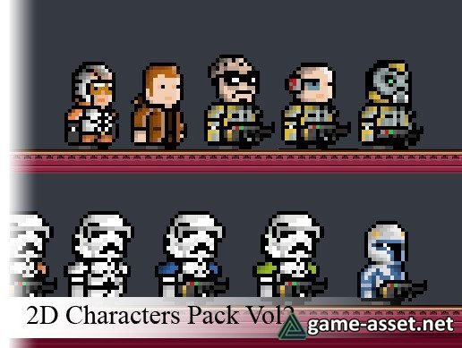 2D Pixel Art Characters Vol. 2