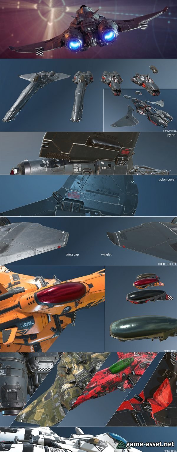 [3D Asset] The Starfighter