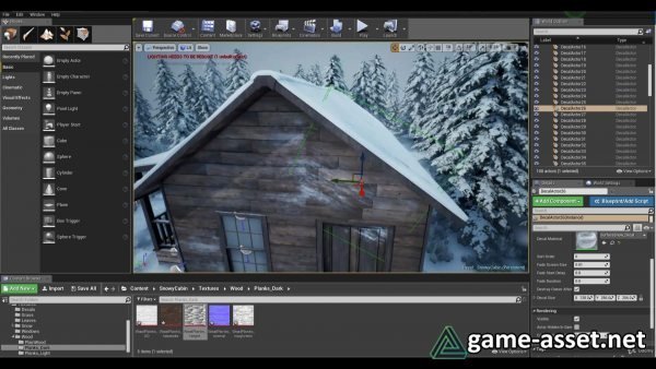 Realistic Snowy Game Environment Creation