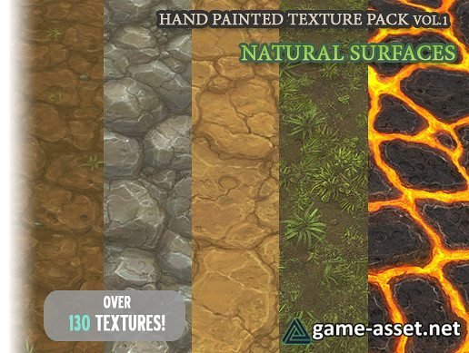 Hand Painted Texture Pack - Natural Surfaces