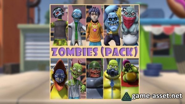 Cartoon Zombies Pack