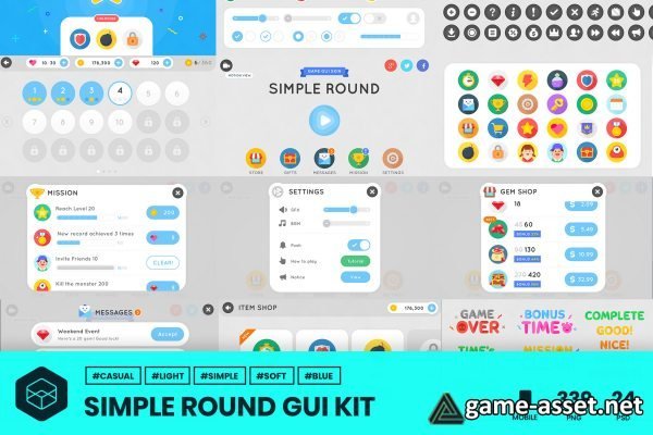 GUI Kit Simple Round