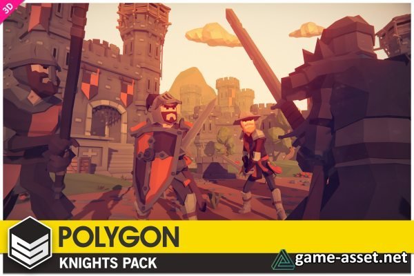 POLYGON Knights - Low Poly 3D Art by Synty