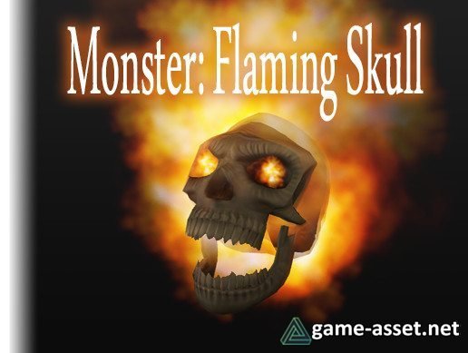 Monster: Flaming Skull