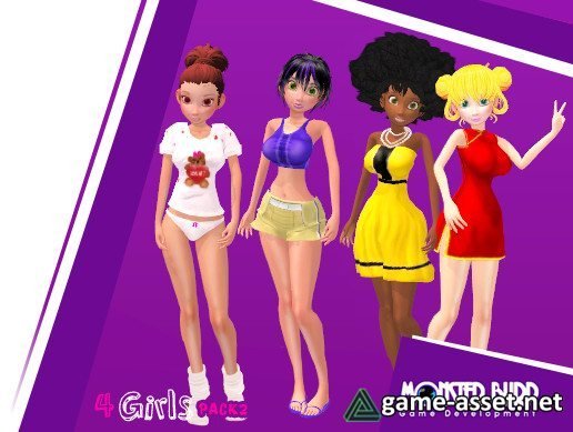 Four Cartoon Girls Volume 2