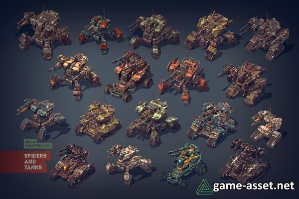 Mech Constructor: Spiders and Tanks