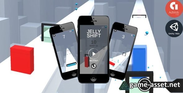 Jelly Shift - Complete Unity Game + Admob