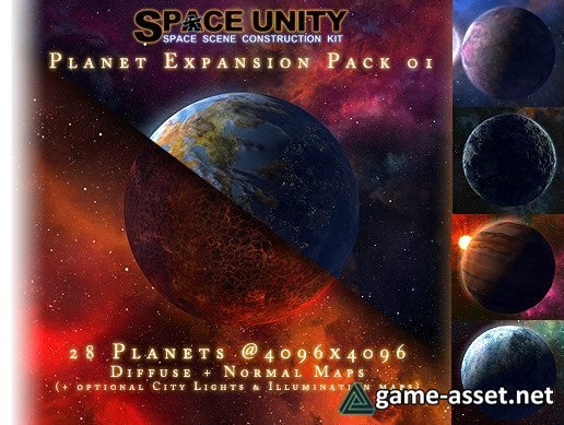 Planet Expansion Pack 01 (SPACE for Unity)