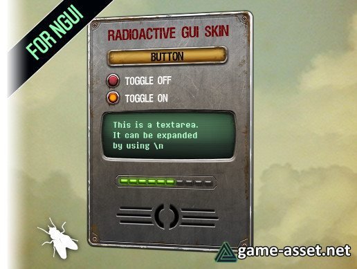 Radioactive GUI for NGUI