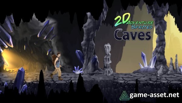 2D Adventure Sprites: Caves