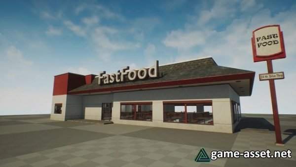 Abandoned Fast Food Building