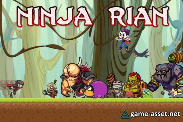 NINJA RIAN - COMPLETE GAME