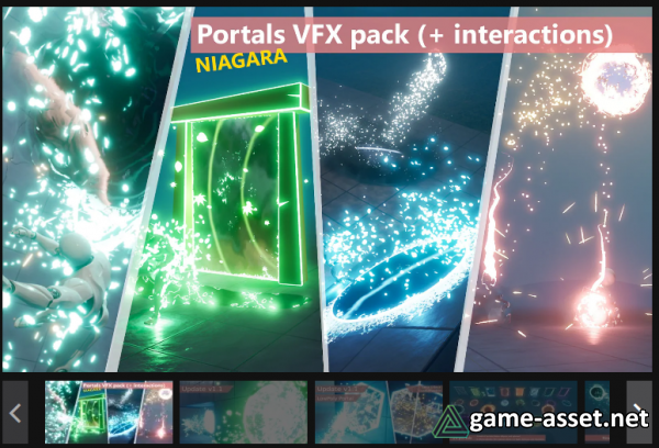 Portals VFX pack (+ interactions)