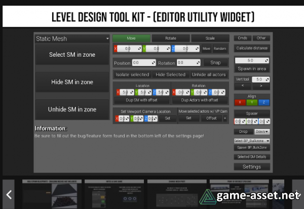 Level Design Tool Kit