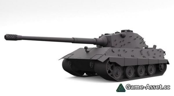 3D Model – E-75 German Heavy Tank