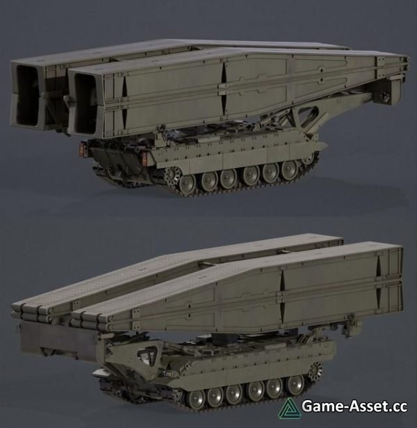 3D-Model - Titan Armored Vehicle Launcher Bridge