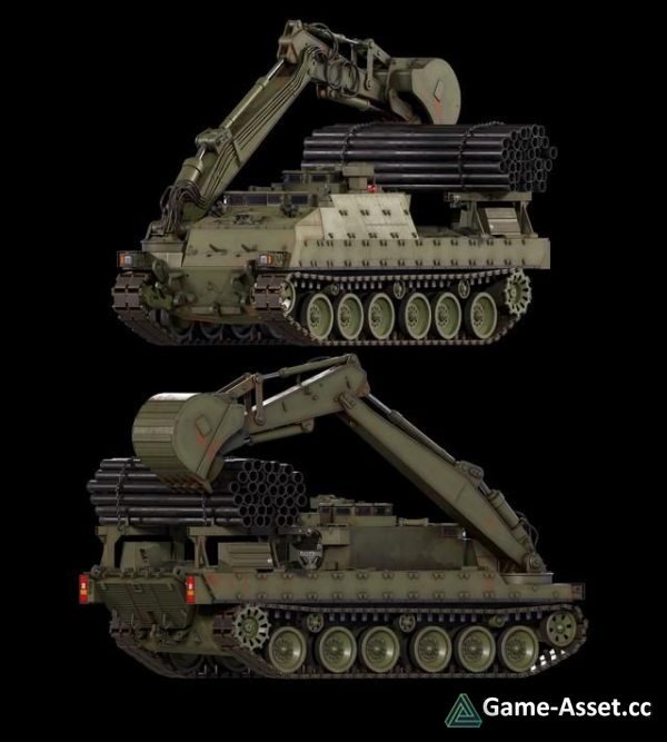 3D Model – Trojan Armored Vehicle Royal Engineers