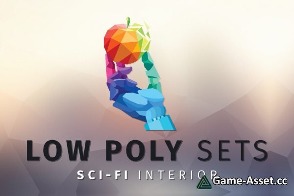 Low Poly Sets: Sci-Fi Interior