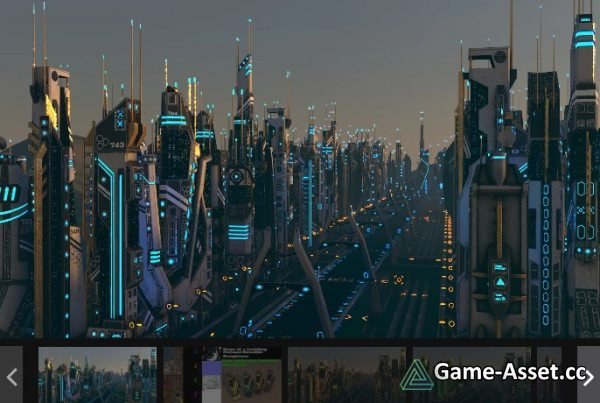 Mega Sci-Fi City Package