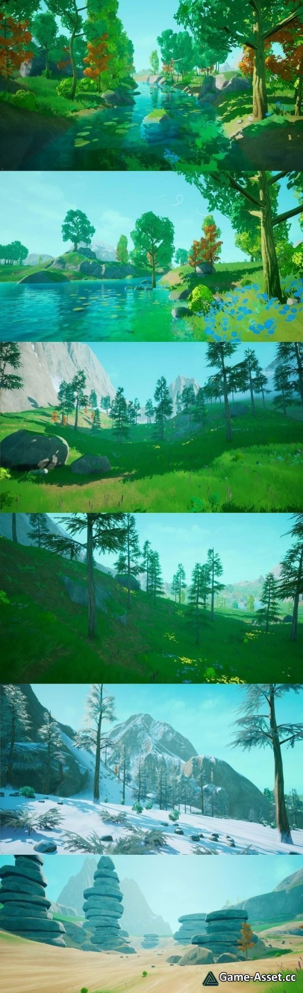 Stylized Nature Landscape Kit