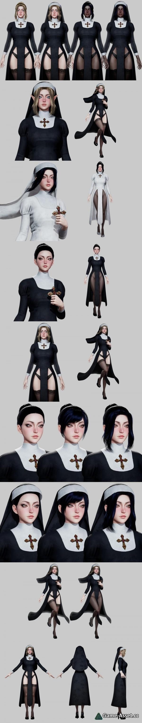 Nun Girl Modular