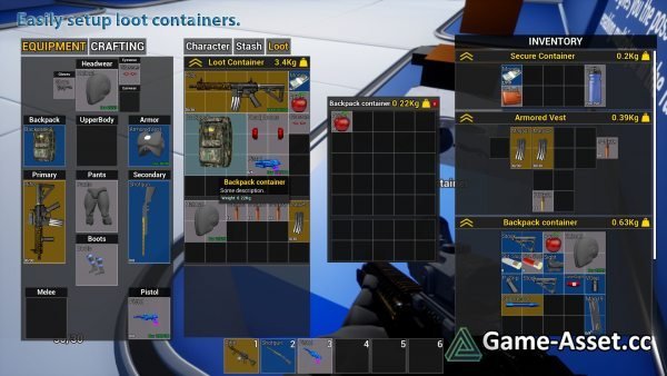 Advanced Jigsaw Inventory system