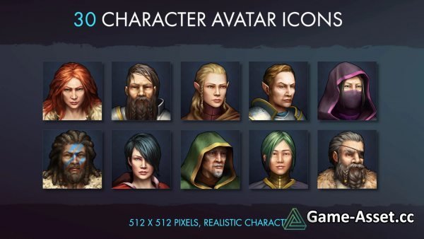 Character Avatar Icons - Fantasy