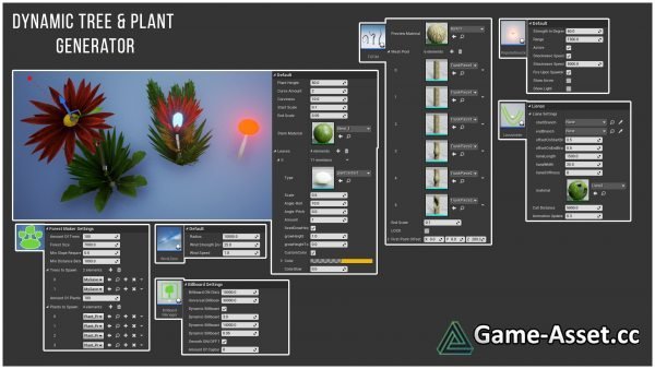 Dynamic Tree & Plant Generator