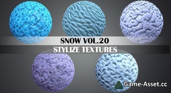 Snow Vol.20 - Hand Painted Textures