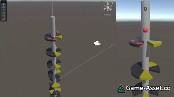 Mobile Game Development with Unity C#: Helix Jump