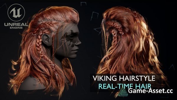 Viking Real-Time Hairstyle