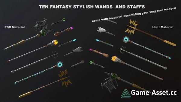 Ten Stylish Staffs and Wands