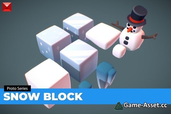Cube World Snow & Ice Blocks - Proto Series