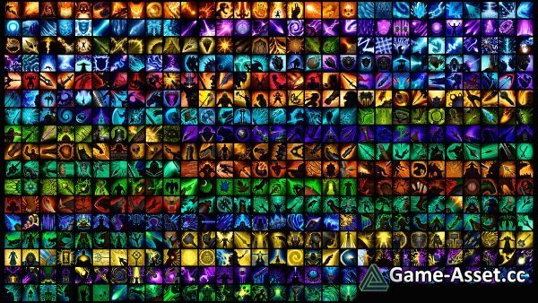 500 RPG Spell Icons - Fantasy