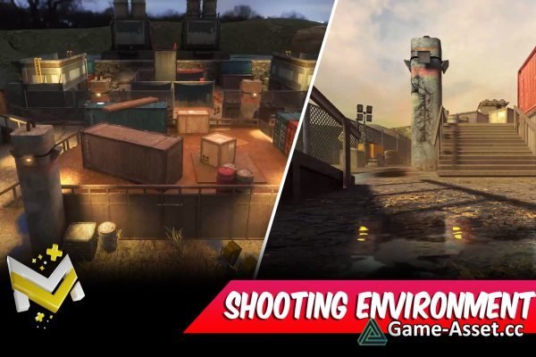 FPS Shooting Mobile Game Optimized Environment
