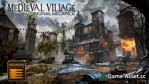 Medieval Village Megapack - Meshingun Studio
