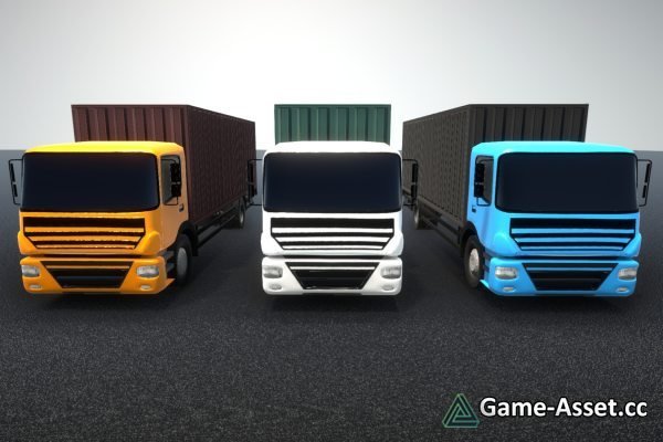Truck low poly